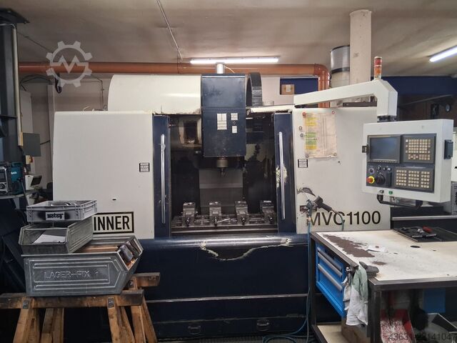 Verticale bewerkingscentrum Spinner MVC 1100 + 4te Achse, ähnlich MoriSeiki, Doosan, Goodway