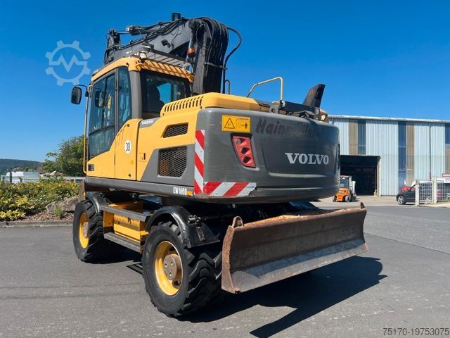 Mobiele graafmachine VOLVO EW160D / 2014 / 1xTieflöffel / Forstschutzgitter