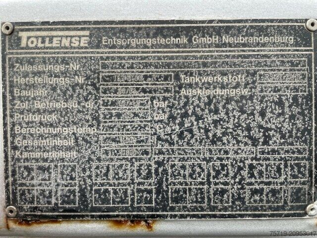 Camión cisterna de vacío Mercedes-Benz 1828 4x4 Atego Saugwagen 11.000ltr.