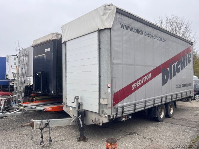 Open trailer with tarp MÖSLEIN TP 11-D Tandem Schiebeplane, Edscha