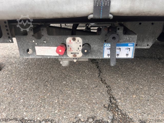 Open trailer with tarp MÖSLEIN TP 11-D Tandem Schiebeplane, Edscha
