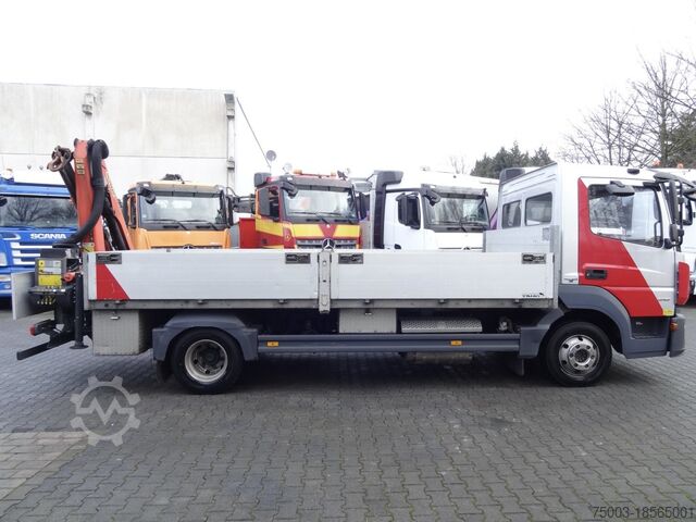 Φορτηγό pick-up Mercedes-Benz Atego 818 Kran Palfinger 6501