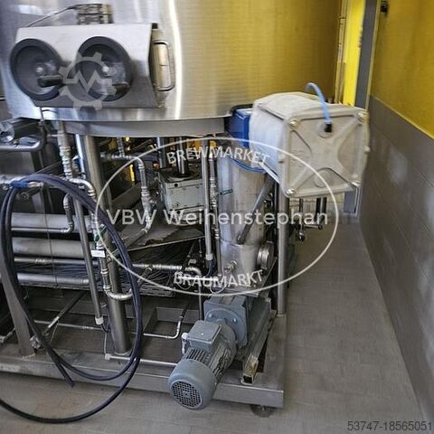 Brewhouse de 4 vasos em construção de bloco Apparatebau Nordhausen 