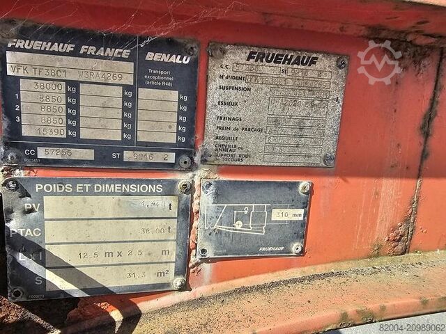 Přeprava kontejnerů FREUHAUF VFK TF 38C1  40 2 X20  SMB DRUM