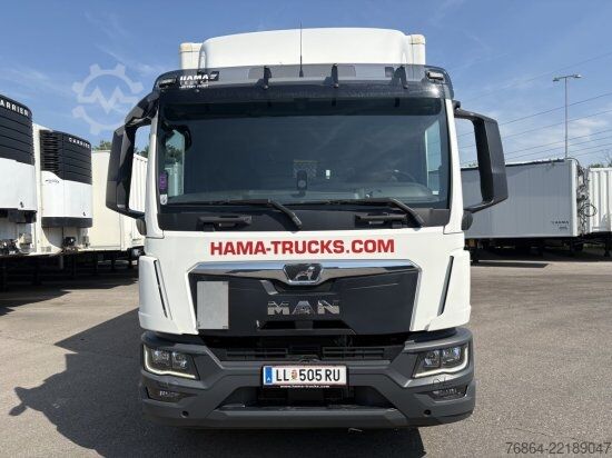Vrachtwagen met bakwagen MAN TGM 15.250 4X2, KOFFER MIT LBW,