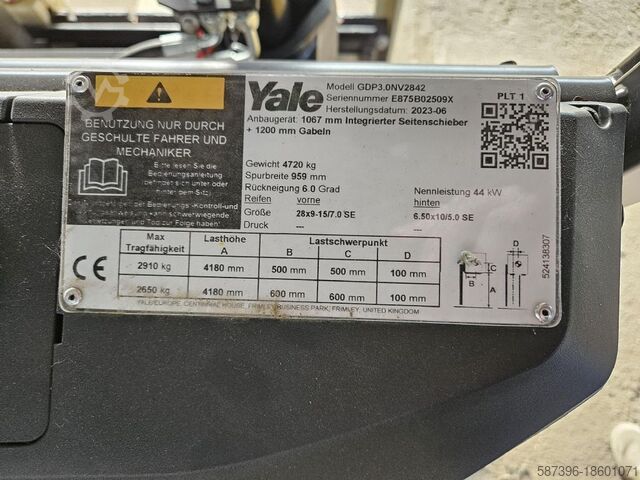 Diesel Forklift Yale GDP3.0N