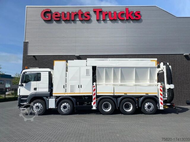 Saugfahrzeug MAN TGS 35.440 10X4-6 BL TRIDEM RSP SAUGBAGGER/SUCT...