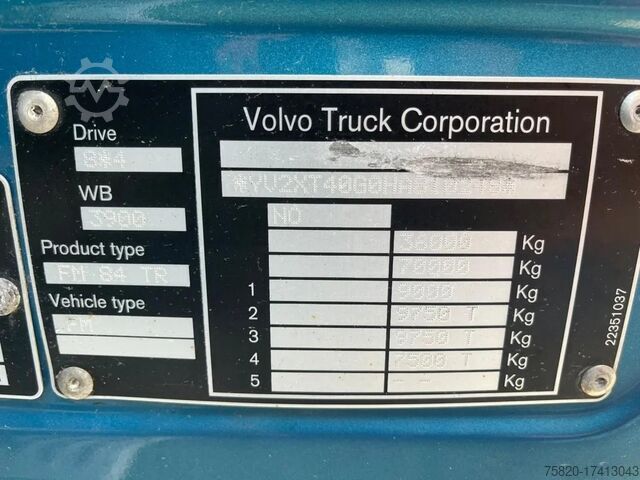 Jeřábové vozidlo Volvo FM 500 8X4 TRIDEM + PALFINGER PK 27001-EH G KRA...
