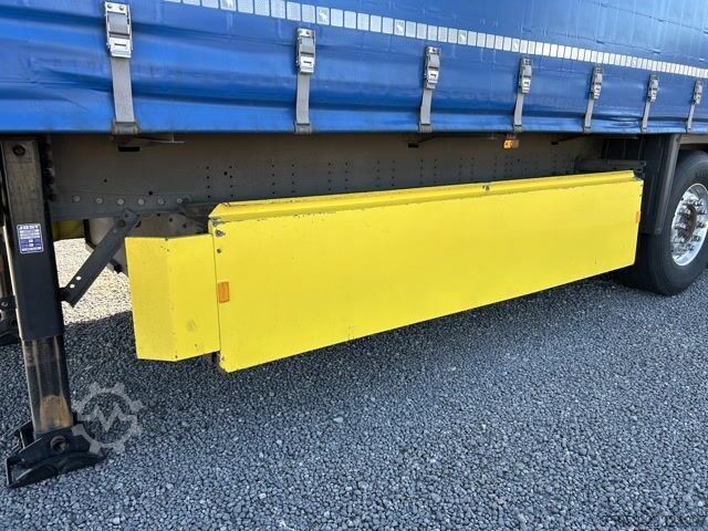 Åben sættevogn med presenning Schmitz Cargobull SCS 24 Rungentaschen Alufelgen Palettenkasten