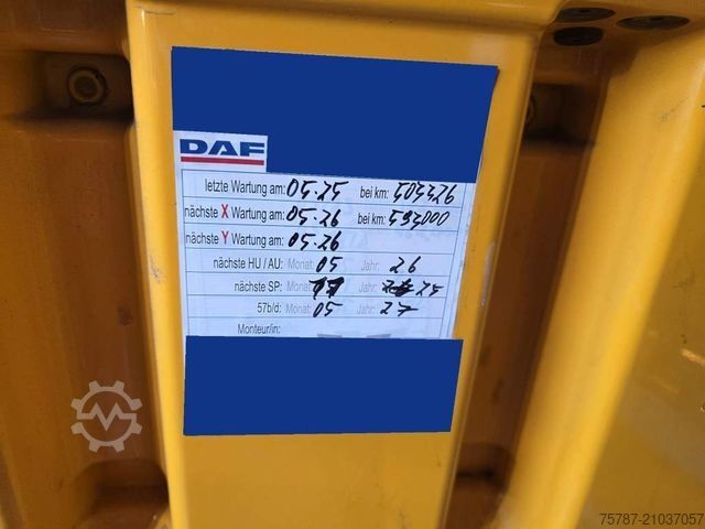 Véhicule tracteur volume DAF XF 510 LL, ZF Inatrder, Standklima, Hubsattelkup