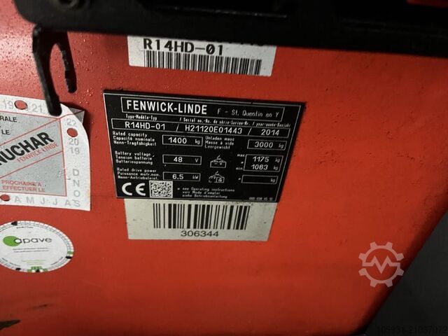 Schubmaststapler Linde R14-01