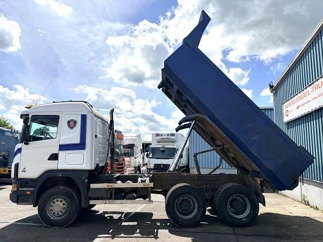 Volquete Scania R124-470 C 6x4 FULL STEEL KIPPER (MANUAL GEARBO...
