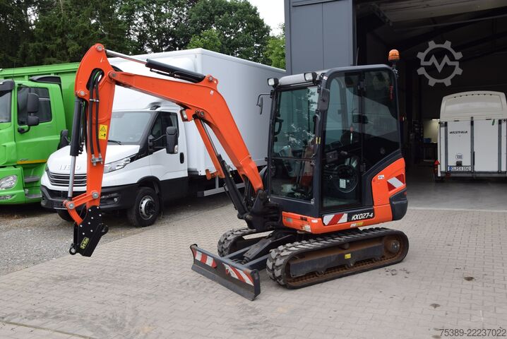 Minigrävare Kubota KX 027-4 Minibagger 2,7 Tonnen SW MS03