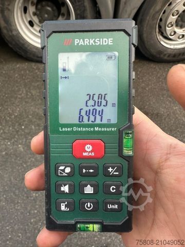 Lastbilmonteret kran MERCEDES-BENZ Antos 2646 Baustoff Atlas 206.3 Lift/Lenk AHK