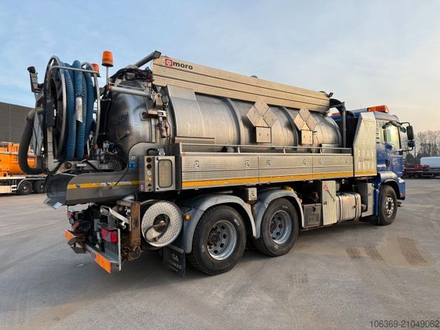 Vacuümtankwagen MAN TGA 26.400 6x4 MORO 13.700 l. ADR Edelstahl