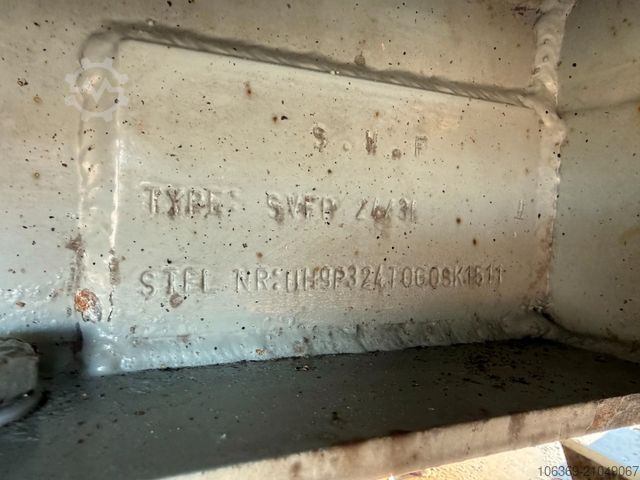 Tresidet tipvognstrailer  SVF 24 t. 3 seiten Getreidekipper Ecotop