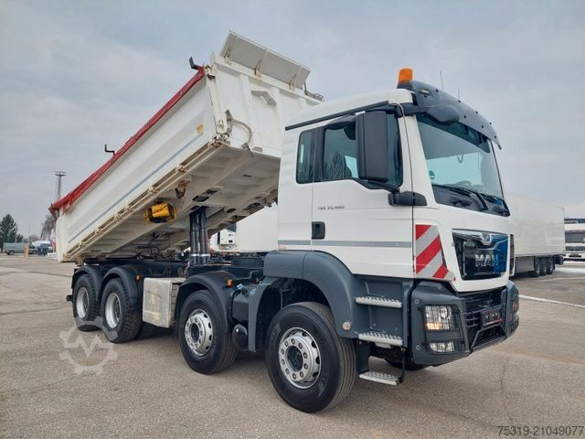 Tre-sidet tipbil MAN TGS 35.460 8x4 BB Meiller Bordmatik