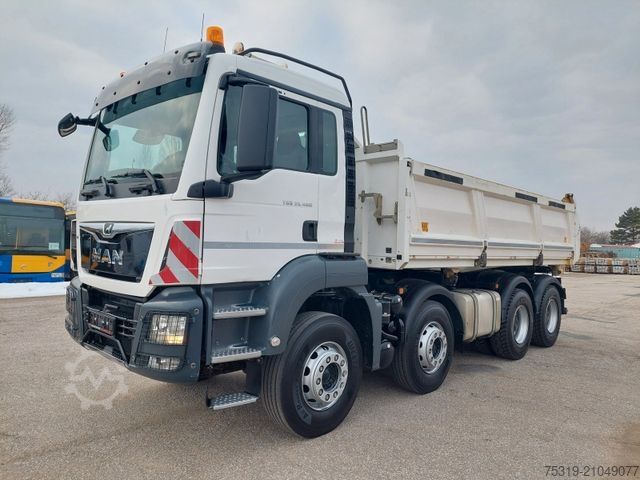 Tre-sidet tipbil MAN TGS 35.460 8x4 BB Meiller Bordmatik