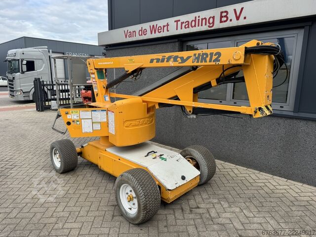 Niftylift Nifty HR12 NE kloubová plošina 4x2, elektrická, rok výroby 2012, pracovní výška 12 m NIFTYLIFT HR12 NE Knikarmhoogwerker 4x2 Elektrisch 2012 12M werkhoogte