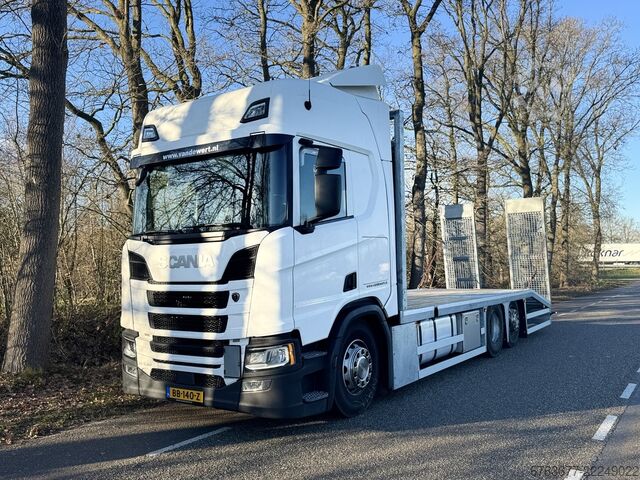 Scania R450 NGS 6X2 Porte-engins / Camion porte-matériel Euro 6 Automatique - Suspension pneumatique SCANIA R450 NGS 6X2 Machine Transporter / Oprij Vrachtwagen Euro 6 Automaat - Full Air - 2019