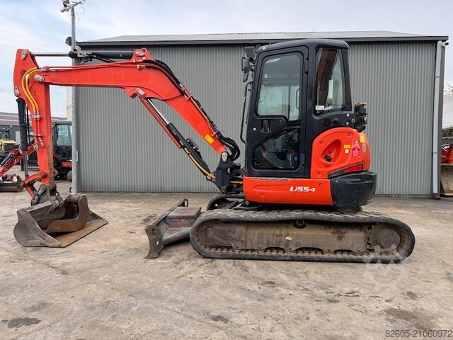 Mini excavator Kubota U 55-4