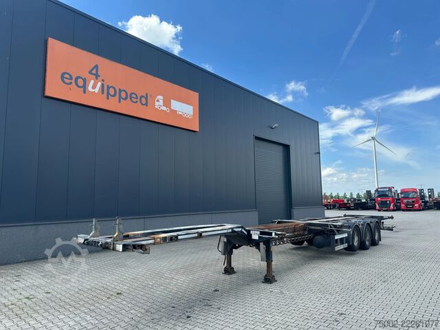 Containervervoer D-TEC FLEXITRAILER / 45FT HC MULTI / BPW + drumbrakes...
