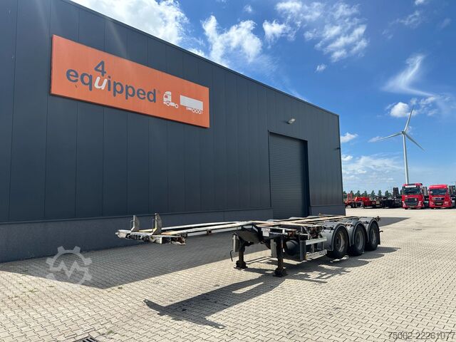 Containervervoer D-TEC FLEXITRAILER / 45FT HC MULTI / BPW + drumbrakes...