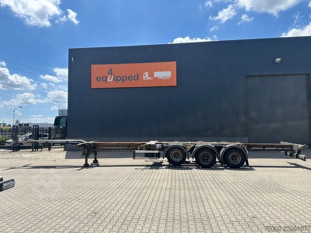 Containervervoer D-TEC FLEXITRAILER / 45FT HC MULTI / BPW + drumbrakes...