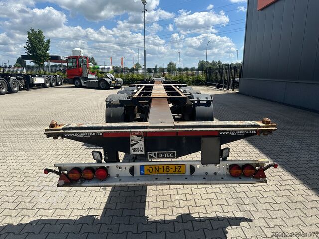 Containervervoer D-TEC FLEXITRAILER / 45FT HC MULTI / BPW + drumbrakes...