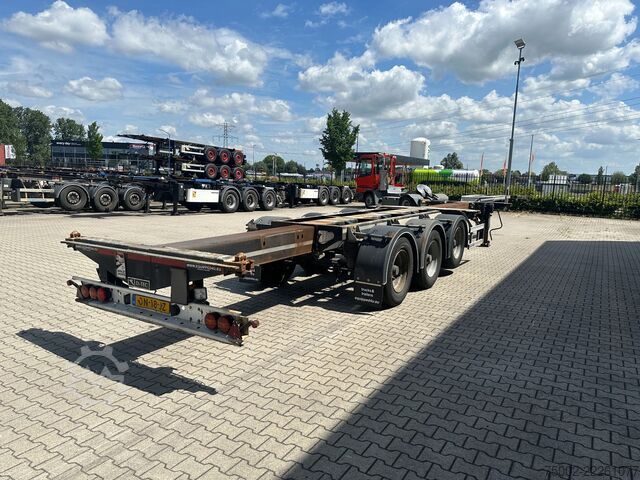Containervervoer D-TEC FLEXITRAILER / 45FT HC MULTI / BPW + drumbrakes...