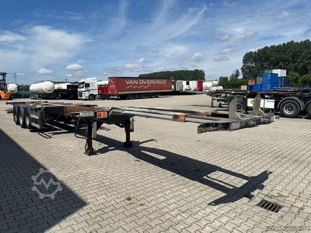 Containervervoer D-TEC FLEXITRAILER / 45FT HC MULTI / BPW + drumbrakes...