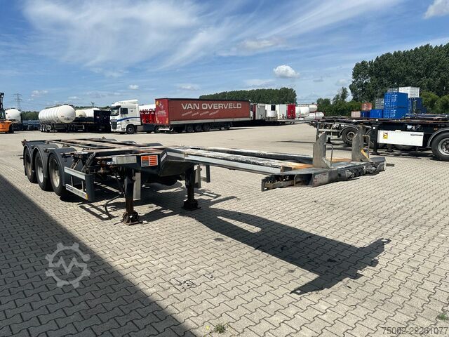 Containervervoer D-TEC FLEXITRAILER / 45FT HC MULTI / BPW + drumbrakes...