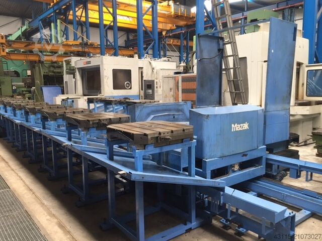 CNC Hor. Produktionslinie mit 14 Palette Mazak FH 880 PMC