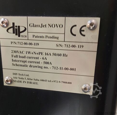 γυαλί DIP TECH GlassJet NOVO