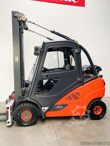 LPG'li forkliftler Linde H 25 T-02 EVO Triplex Kabine STVO ZVG