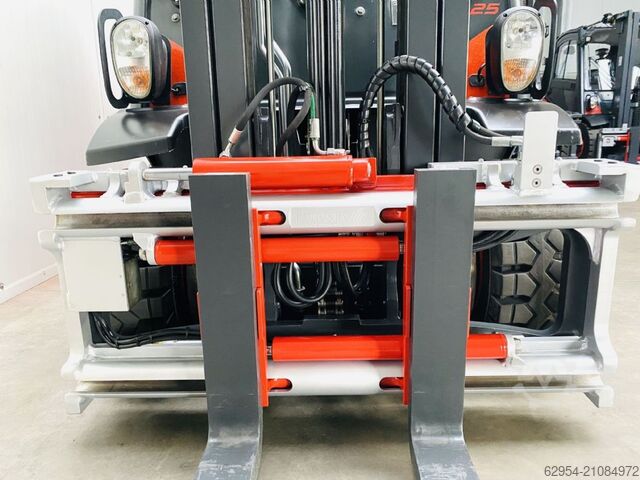 LPG'li forkliftler Linde H 25 T-02 EVO Triplex Kabine STVO ZVG