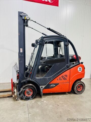 LPG'li forkliftler Linde H 25 T-02 EVO Triplex Kabine STVO ZVG