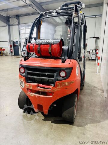 LPG'li forkliftler Linde H 25 T-02 EVO Triplex Kabine STVO ZVG