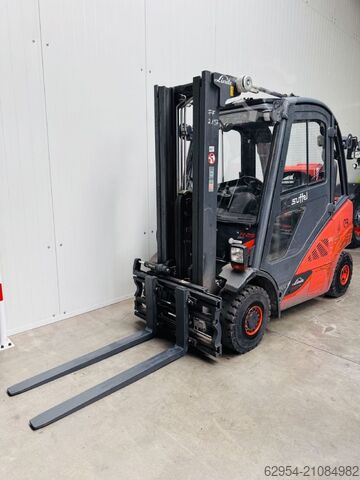LPG'li forkliftler Linde H 25 T-02 EVO Triplex Kabine STVO ZVG