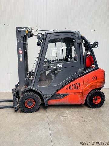 LPG'li forkliftler Linde H 25 T-02 EVO Triplex Kabine STVO ZVG