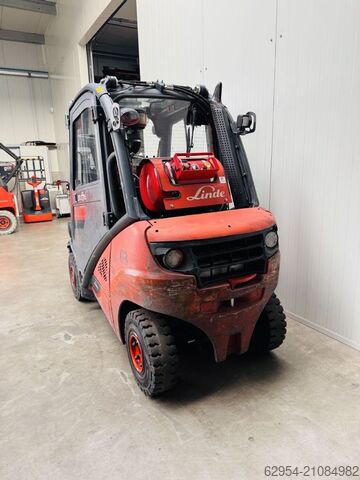 LPG'li forkliftler Linde H 25 T-02 EVO Triplex Kabine STVO ZVG
