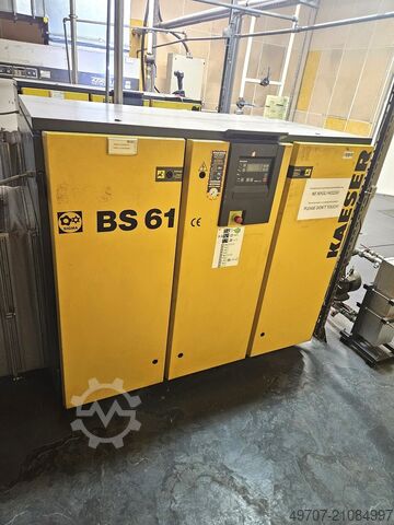 Screw compressor air compressor Kaeser BS61 37kw 6,1m3/h  7,5bar screwcompressor