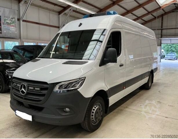 Magas tetős furgon MERCEDES-BENZ Sprinter 516 CDI Maxi Klima LED Werkstatt Rollo