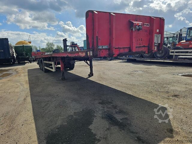 Flatbed KELBERG S4 OB3 | HEAVY DUTY FLATBED | BPW DRUM