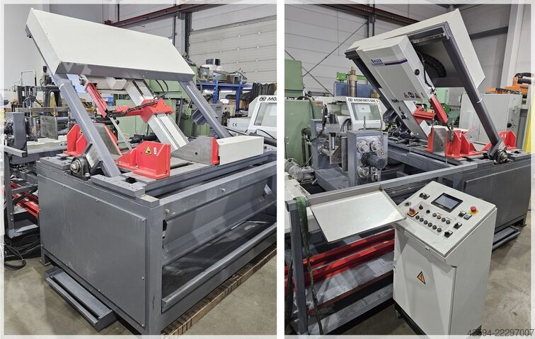 Serra de fita automática, vertical com esquadria BAUER VG 550ZA
