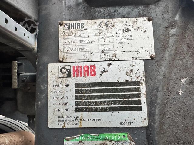 Hook arm system Mercedes-Benz Actros 2548 2648 2848 6X2 HIAB MULTILIFT HAAKARM