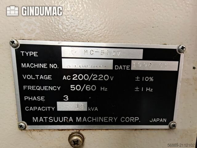 Matsuura MC-510V Matsuura MC-510V