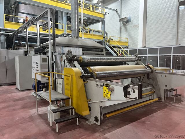 Linka na výrobu netkaných textilií DongYang Aalong Nonwoven AL 2400 SS PP Spun-Bond Machine Line