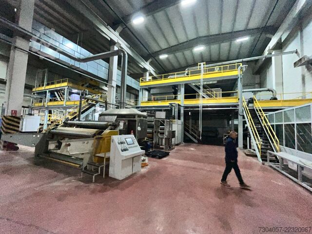 Linka na výrobu netkaných textilií DongYang Aalong Nonwoven AL 2400 SS PP Spun-Bond Machine Line