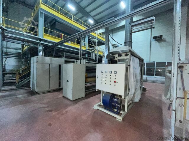 Linka na výrobu netkaných textilií DongYang Aalong Nonwoven AL 2400 SS PP Spun-Bond Machine Line